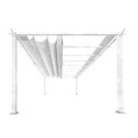 Pergola en aluminium blanc 350x505cm Florence – PARAGON OUTDOOR