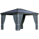 Ensemble de rideaux 4 pièces pour pergolas Dallas 4300 de 15,5 m² - PALRAM