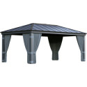 Ensemble de rideaux 4 pièces pour pergolas Dallas 6100 de 22m² - PALRAM