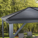 Tonnelle de jardin Ventura 296x296cm en aluminium thermolaqué – SOJAG