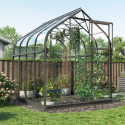 Serre de jardin en alu noir et verre de 3mm - Orion 5000 - Vitavia
