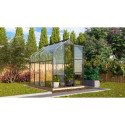 Serre de jardin en alu noir et verre de 3mm - Orion 5000 - Vitavia