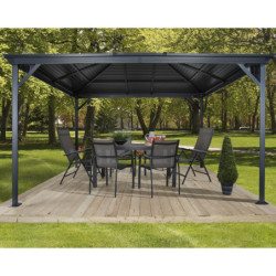 Tonnelle de jardin Ventura 296x423cm en aluminium thermolaqué – SOJAG