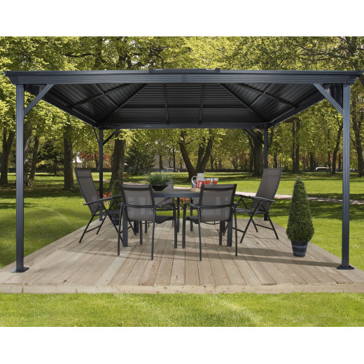 Tonnelle de jardin Ventura 296x423cm en aluminium thermolaqué – SOJAG