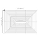 Tonnelle de jardin Ventura 296x423cm en aluminium thermolaqué – SOJAG