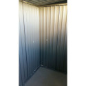 Abri en métal anthracite avec puits de lumière Skylight 4,84m² DURAMAX + kit ancrage