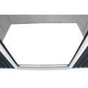 Abri en métal anthracite avec puits de lumière Skylight 4,84m² DURAMAX + kit ancrage