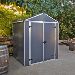 Abri de jardin RUBICON 2,8m² en aluminium et polycarbonate - Palram