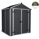 Abri de jardin RUBICON 2,8m² en aluminium et polycarbonate - Palram