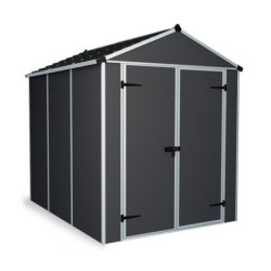 Abri de jardin RUBICON 4,2m² en aluminium et polycarbonate - Palram