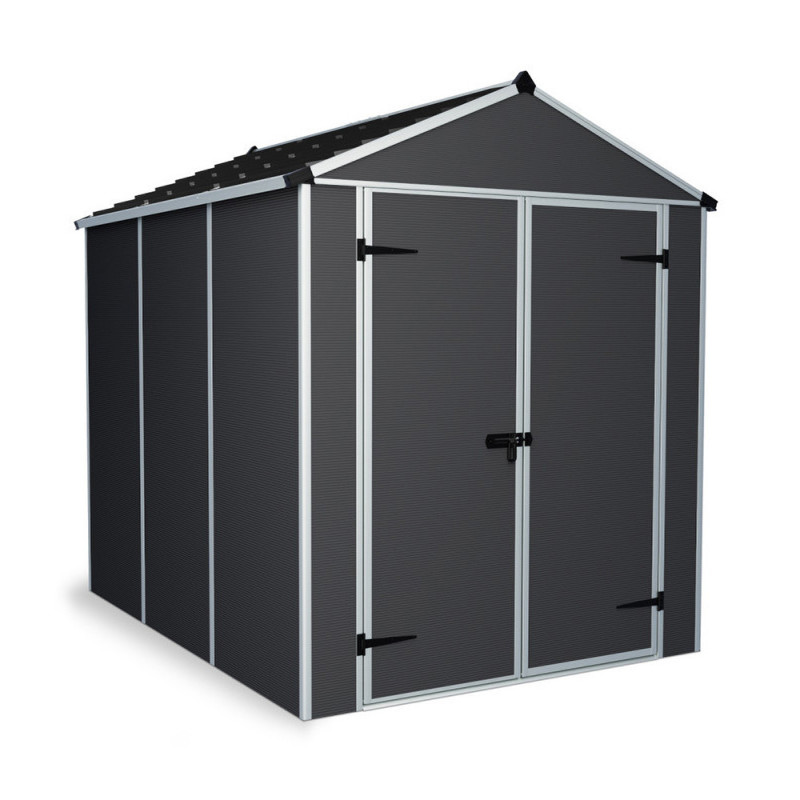Abri de jardin RUBICON 4,2m² en aluminium et polycarbonate - Palram