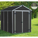 Abri de jardin RUBICON 4,2m² en aluminium et polycarbonate - Palram