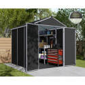 Abri de jardin RUBICON 4,2m² en aluminium et polycarbonate - Palram