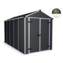 Abri de jardin RUBICON 7m² en aluminium et polycarbonate - Palram