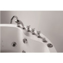 Baignoire balnéo îlot ronde 150cm - robinetterie – Rondya - DOCCELLI