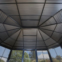 Pavillon Charlestone 384x594cm en aluminium et acier galvanisé - SOJAG	