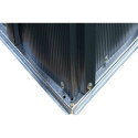 Abri de jardin 2,5m² toit double pente en acier galvanisé anthracite Spacemaker
