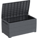 Coffre de rangement en résine anthracite 416L Durabox – DURAMAX
