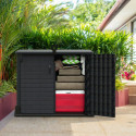 Armoire de rangement en résine gris 850L StoreAway – DURAMAX