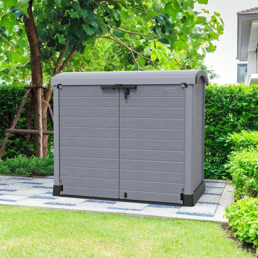 Armoire de rangement en résine gris 1200L StoreAway – DURAMAX
