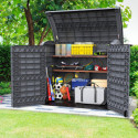 Armoire de rangement en résine gris 1200L StoreAway – DURAMAX