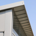 Abri de jardin en métal gris 3,92m² - DURAMAX + kit d'ancrage + kit de fondation