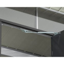 Abri de jardin en métal anthracite 5,22m² + kit d'ancrage + kit de fondation DURAMAX