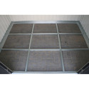 Abri de jardin en métal anthracite 5,22m² + kit d'ancrage + kit de fondation DURAMAX