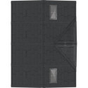 Abri de jardin en PVC 8,05m² DarkGrey Apex - Duramax + kit de fondation