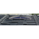 Abri de jardin en PVC 11,95m² DarkGrey Apex - Duramax + kit de fondation