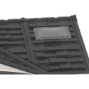 Abri de jardin en PVC 11,95m² DarkGrey Apex - Duramax + kit de fondation