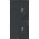 Abri de jardin en PVC 11,95m² DarkGrey Apex - Duramax + kit de fondation