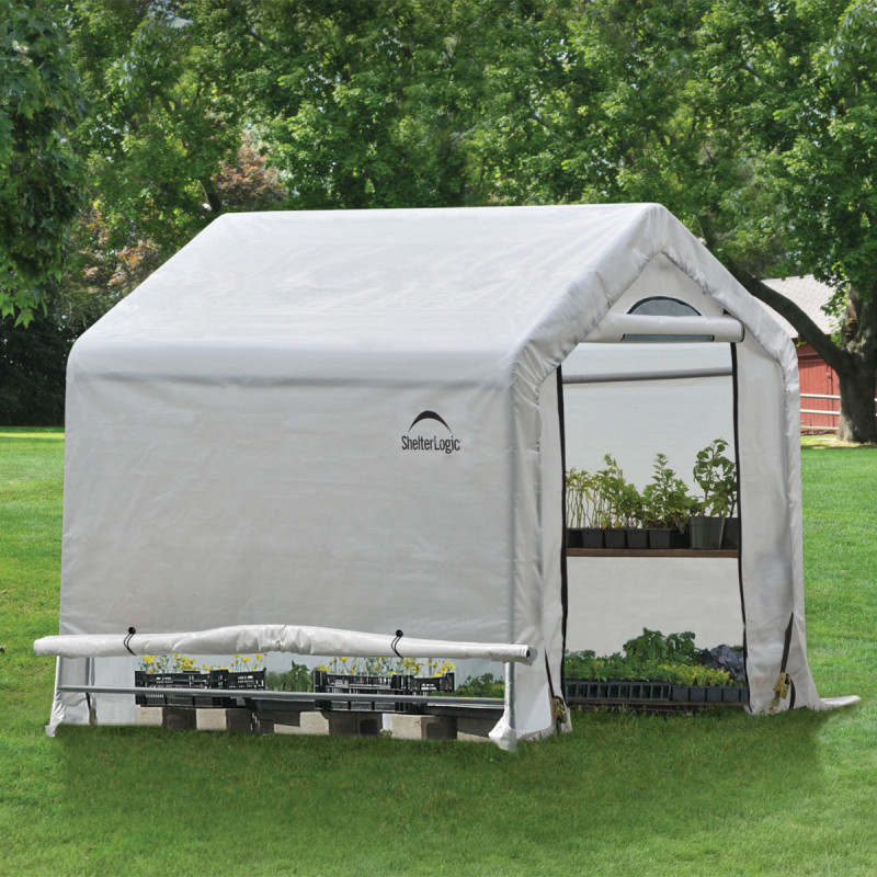 Serre de jardin démontable 3,24m² en polyéthylène et acier - Shelter Logic