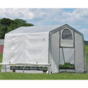 Serre de jardin démontable 9m² en polyéthylène et acier - Shelter Logic