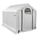 Serre de jardin démontable 4,32m² en polyéthylène et acier avec étagère - Shelter Logic
