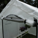 Serre de jardin démontable 4,32m² en polyéthylène et acier avec étagère - Shelter Logic