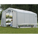 Serre de jardin démontable 18,3m² en polyéthylène et acier - Shelter Logic
