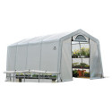 Serre de jardin démontable 18,3m² en polyéthylène et acier - Shelter Logic