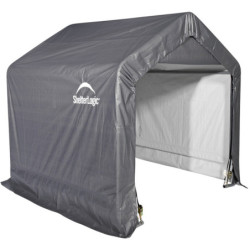Abri de jardin 3,24m² démontable en acier et polyéthylène gris – Shelter Logic