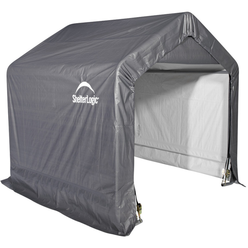 Abri de jardin 3,24m² démontable en acier et polyéthylène gris – Shelter Logic