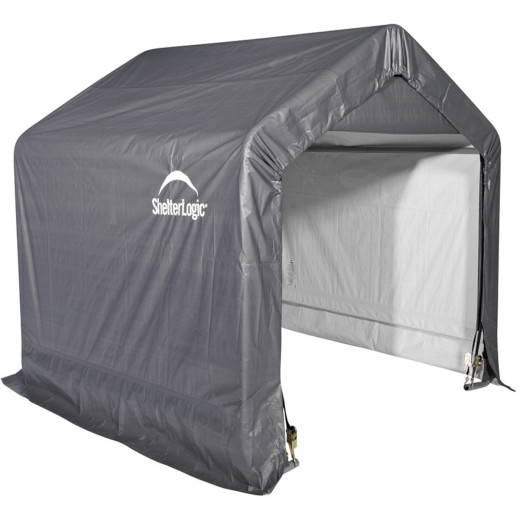 Abri de jardin 3,24m² démontable en acier et polyéthylène gris – Shelter Logic