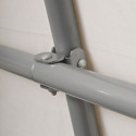 Abri de jardin 5,4m² démontable en acier et polyéthylène gris – Shelter Logic