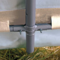 Abri de jardin 5,4m² démontable en acier et polyéthylène gris – Shelter Logic