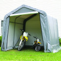 Abri de jardin 5,76m² démontable en acier et polyéthylène gris – Shelter Logic