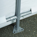 Abri de jardin 5,76m² démontable en acier et polyéthylène gris – Shelter Logic