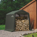 Abri de jardin 5,76m² démontable en acier et polyéthylène vert – Shelter Logic