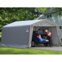 Garage 18,13m² démontable en acier et polyéthylène gris – Shelter Logic