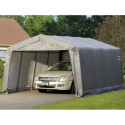 Garage 18,13m² démontable en acier et polyéthylène gris – Shelter Logic