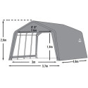 Garage 18,13m² démontable en acier et polyéthylène gris – Shelter Logic