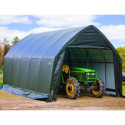 Garage 23,8m² démontable en acier et polyéthylène vert – Shelter Logic